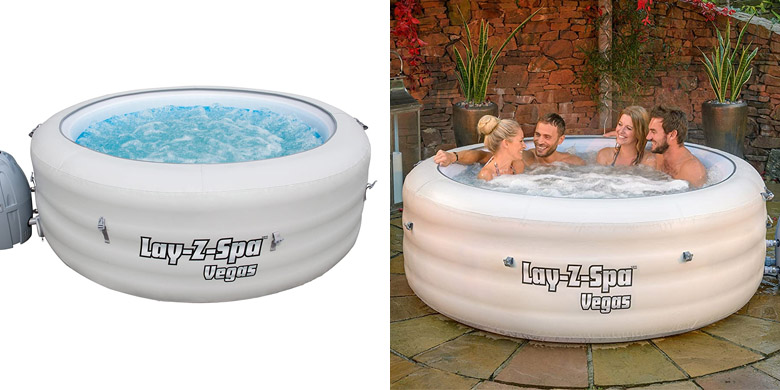 5. Lay Z Spa Vegas Portable Inflatable Hot Tub