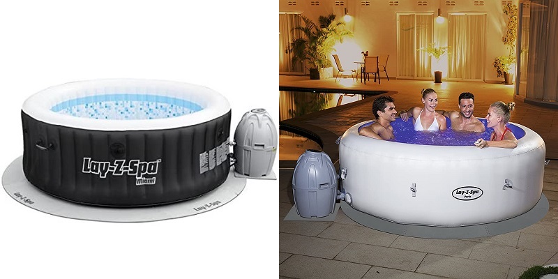 Lay Z Spa Inflatable Hot Tub Pump and Base Protector